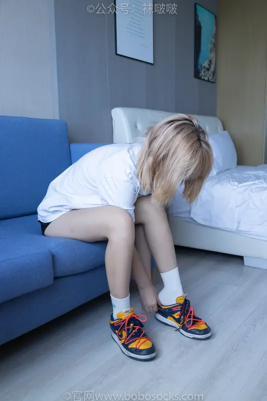 [BoBoSocks袜啵啵]NO.009 果冻-耐克板鞋、白棉袜、裸足 11