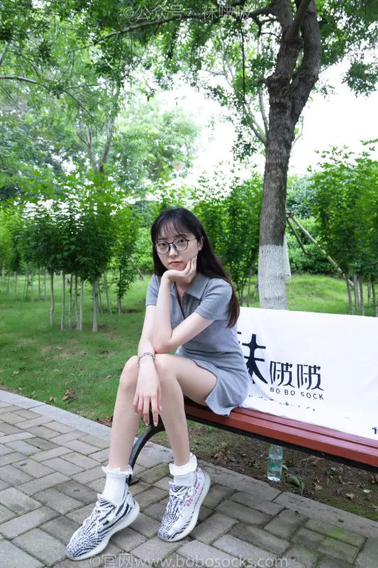 [BoBoSocks袜啵啵]NO.019 稚予-椰子、白棉袜、肉丝 1
